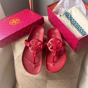 Tory Burch sandals. New with tags and dust bag